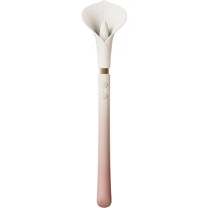  Розовый двусторонний вибромассажёр Calla 