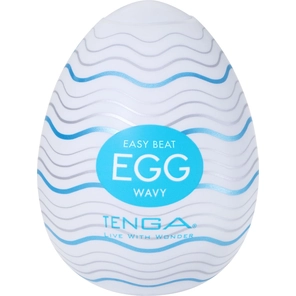  Мастурбатор-яйцо Tenga Egg Wavy 