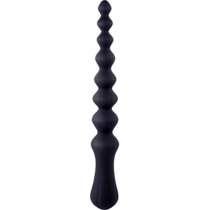  Черная анальная цепочка Beads Hunter 24,1 см 