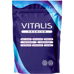  Супертонкие презервативы VITALIS Premium Super Thin 15 шт 