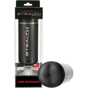  Чёрный мастурбатор-анус с присоской CyberSkin Stealth Ass Stroker 