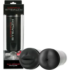  Двусторонний мастурбатор CyberSkin Stealth Double Stroker ротик и попка 