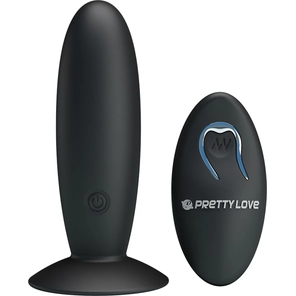  Анальная пробка с вибрацией и пультом управления Remote Control Vibrating Plug 11 см 