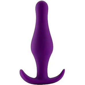  Фиолетовая малая анальная пробка Butt Plug with Handle Small 