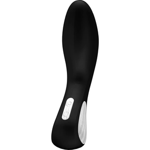  Чёрный вибромассажер со стимуляцией точки G Olive 15,8 см 