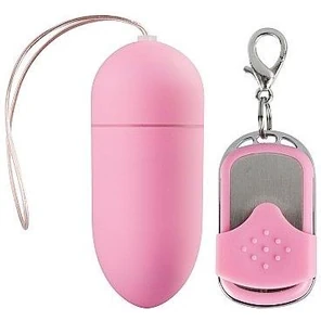  Розовое виброяйцо 10 Speed Remote Vibrating Egg Big с пультом ДУ 