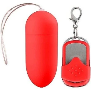  Красное виброяйцо 10 Speed Remote Vibrating Egg Big с пультом ДУ 
