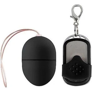  Чёрное виброяйцо 10 Speed Remote Vibrating Egg Small 