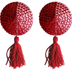  Красные круглые пестисы Nipple Tassels Round 