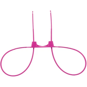  Розовые пластиковые наручники Zip Tie Cuffs 