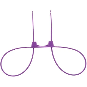  Фиолетовые пластиковые наручники Zip Tie Cuffs 