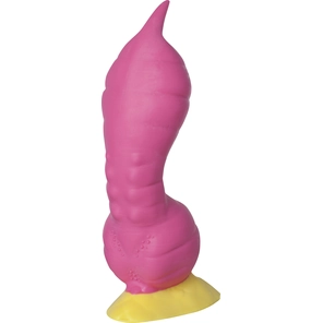  Розовый фаллоимитатор Крок Medium 24,5 см 
