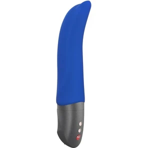  Синий вибратор с тонким кончиком Diva Dolphin 19,4 см 