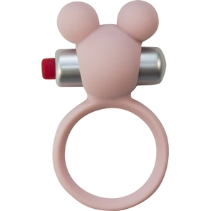 Розовое эрекционное виброколечко Emotions Minnie Light pink 