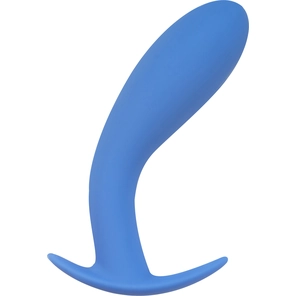  Голубая анальная пробка Strong Force Anal Plug 14 см 