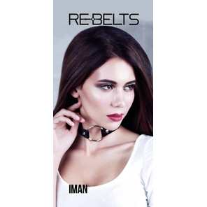  Чёрный чокер-кляп Iman Black 