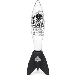  Прозрачная анальная пробка Motorhead Bomber Clear Black Glass 17,8 см 