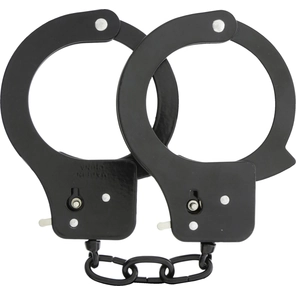  Чёрные наручники Metal Cuffs 