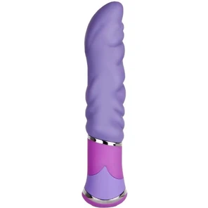  Фиолетовый анальный вибратор с рельефом BOOTYFUL WAVED VIBE PURPLE 
