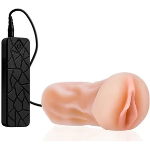  Мастурбатор-вагина с вибрацией REALSTUFF VIBRATING MASTURBATOR PUSSY 