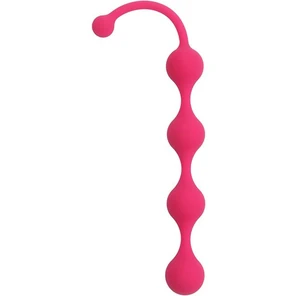  Розовая анальная цепочка SEE YOU FOUR BEADS ANAL 24 см 