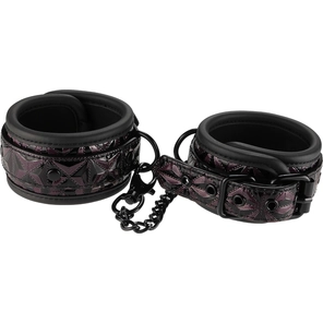  Фиолетово-чёрные оковы на ноги BLAZE ANKLE CUFF PURPLE 