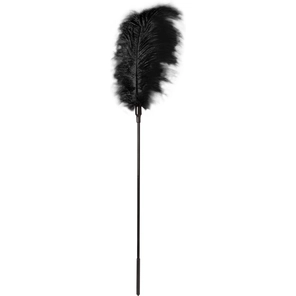  Стек с большим чёрным пером Large Feather Tickler 65 см 