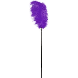  Стек с большим фиолетовым пером Large Feather Tickler 65 см 
