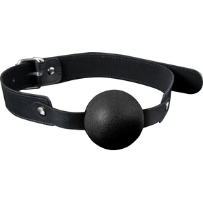  Силиконовый кляп-шар с ремешками из полиуретана Solid Silicone Ball Gag 