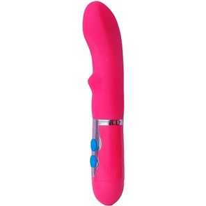  Розовый вибратор для G-стимуляции NAGHI NO.12 17 см 