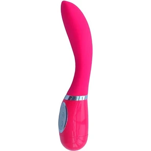  Розовый вибратор для G-стимуляции NAGHI NO.15 20 см 