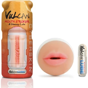  Мастурбатор-ротик Cyberskin Vulcan Mouth Stroker with Warming Lube 