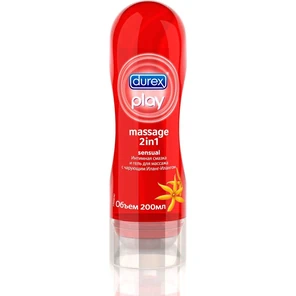  Интимная смазка и гель для массажа DUREX Massage 2in1 Sensual с иланг-илангом 200 мл 