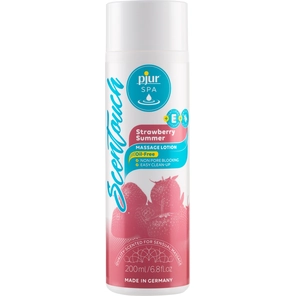  Массажный лосьон с ароматом клубники pjur SPA Scentouch Strawberry Massage Lotion 200 мл 