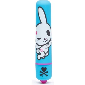  Голубая вибропуля с зайчиком MINI BULLET VIBRATOR BLUE HONEY BUNNY 