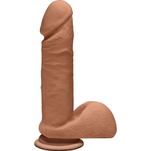  Фаллоимитатор-мулат The D Perfect D 7 Caramel 17,8 см 