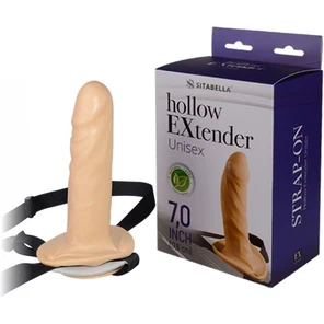  Поясной полый фаллоимитатор Sitabella UNISEX 17,8 см 