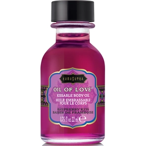  Масло для ласк с ароматом малины Oil of Love Raspberry Kiss 22 мл 