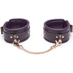  Фиолетовые оковы на ноги Cherished Collection Leather Ankle Cuffs 