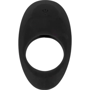  Чёрное эрекционное виброкольцо Lust Vibrating Cock Ring 