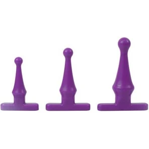  Набор фиолетовых анальных стимуляторов Climax Anal Tush Teaser Training Kit 