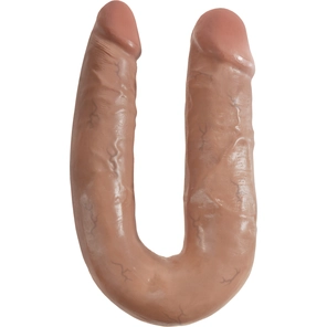  U-образный фаллоимитатор-мулат U-Shaped Medium Double Trouble 34,6 см 