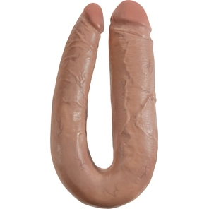  Двусторонний фаллоимитатор-мулат U-Shaped Large Double Trouble 44,4 см 