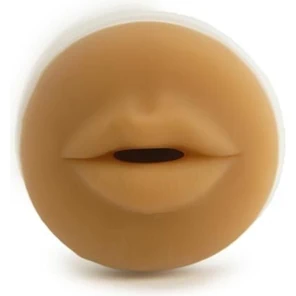 Мастурбатор-ротик мулатки CyberSkin Vulcan Deep Throat with Vibration 