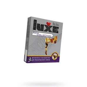  Презервативы Luxe Big Box Rich Collection 1 блок (24 уп. по 3 шт. в каждой) 