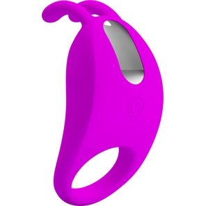  Лиловое эрекционное кольцо с вибрацией Rabbit Vibrator 