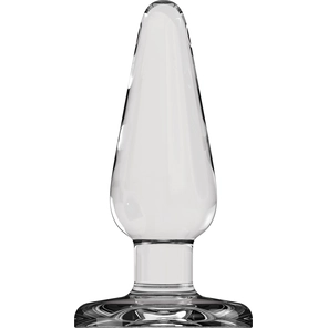  Прозрачная анальная пробка Butt Plug Basic 3 Inch 7,6 см 