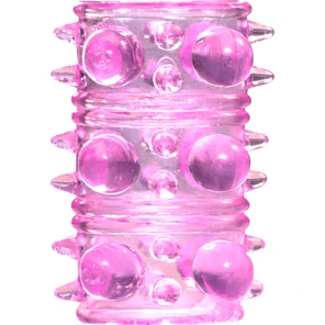  Розовая насадка на пенис Rings Armour 