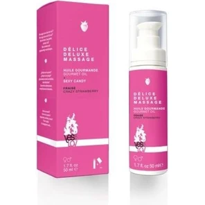  Массажное масло для тела DELICE DELUXE MASSAGE с ароматом клубники 50 мл 
