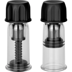  Чёрные помпы для сосков Nipple Play Vacuum Twist Suckers 